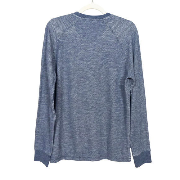ALESBURY Stitch Fix Navy Blue Pilsen Thermal Crew Long Sleeve Tee Men's Small - Picture 2 of 5